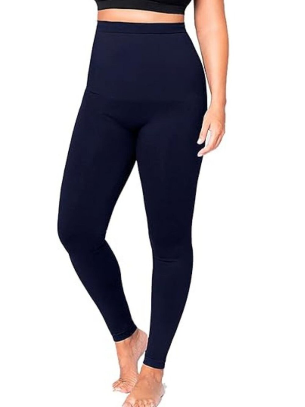 NWT Shapermint High Waisted Shaping Leggings XL Navy Shapewear Tummy Control